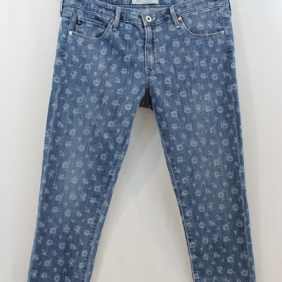Ag Liberty Art Fabrics Floral Jeans 29 